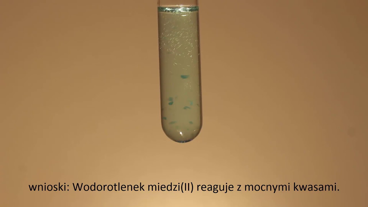 Otrzymywanie Wodorotlenku Miedzi 2