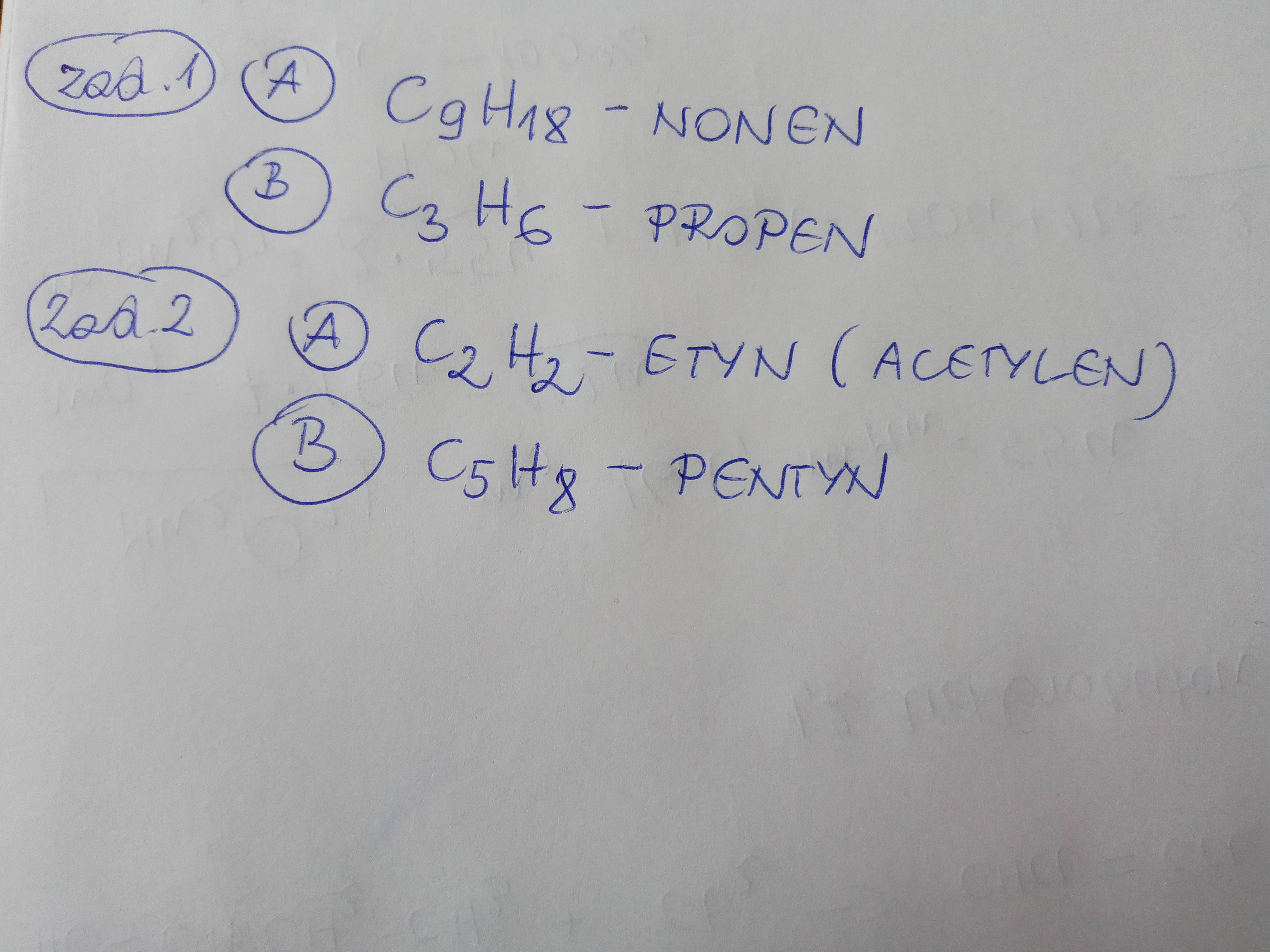 1) Napisz wzór sumaryczny i nazwę systematyczną alkenu, który ma: a Napisz Wzór Sumaryczny Alkenu O 15 Atomach Węgla W Cząsteczce