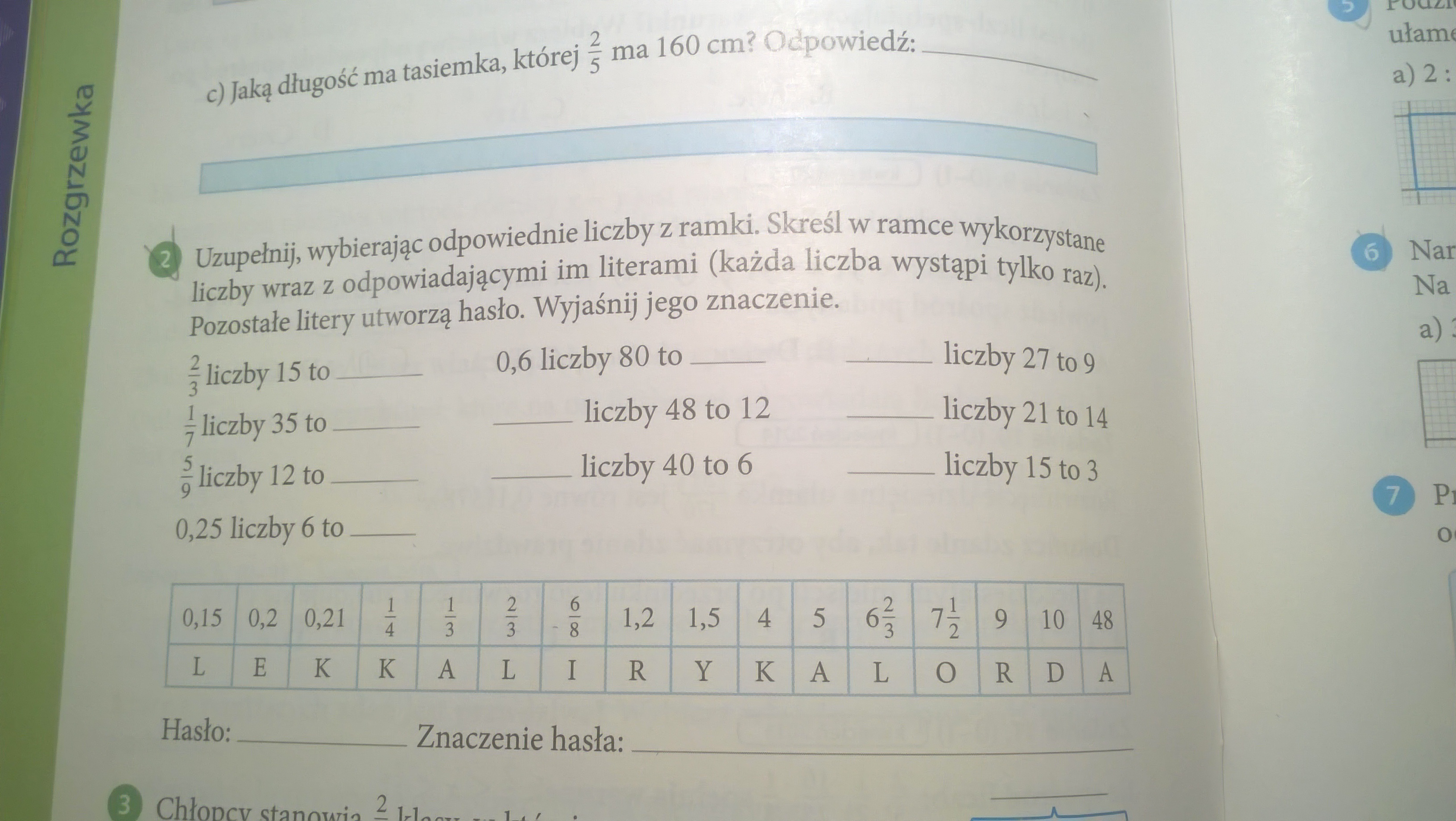 1 osoba z dobrą odpowiedzią dostaje naj. Uzupełnij, wybierając Uzupełnij Wybierając Odpowiednie Liczby Z Ramki