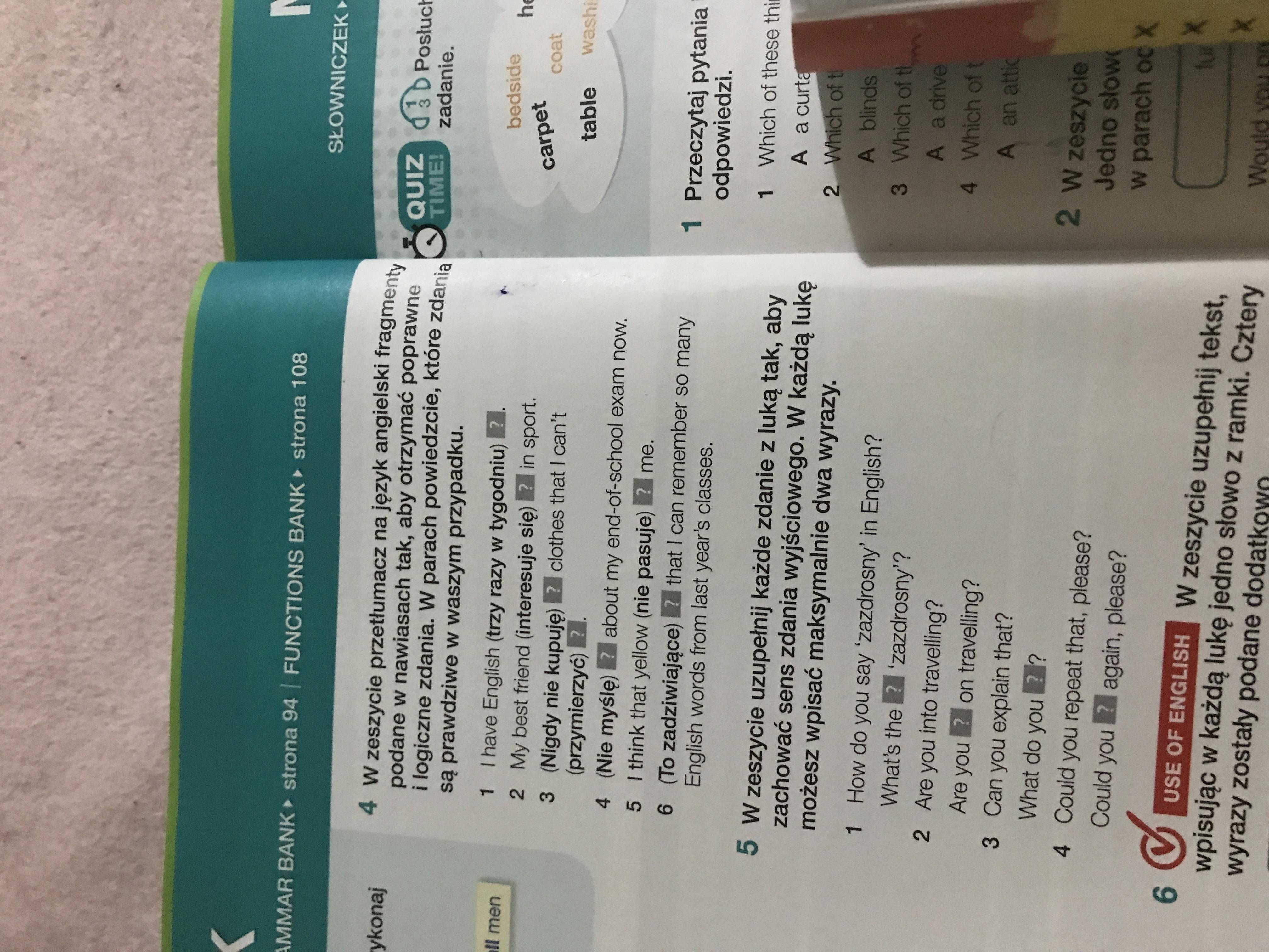 1. w zeszycie przetłumacz na język angielski fragmenty podane w W Zeszycie Przetłumacz Na Język Angielski Fragmenty Podane W Nawiasach