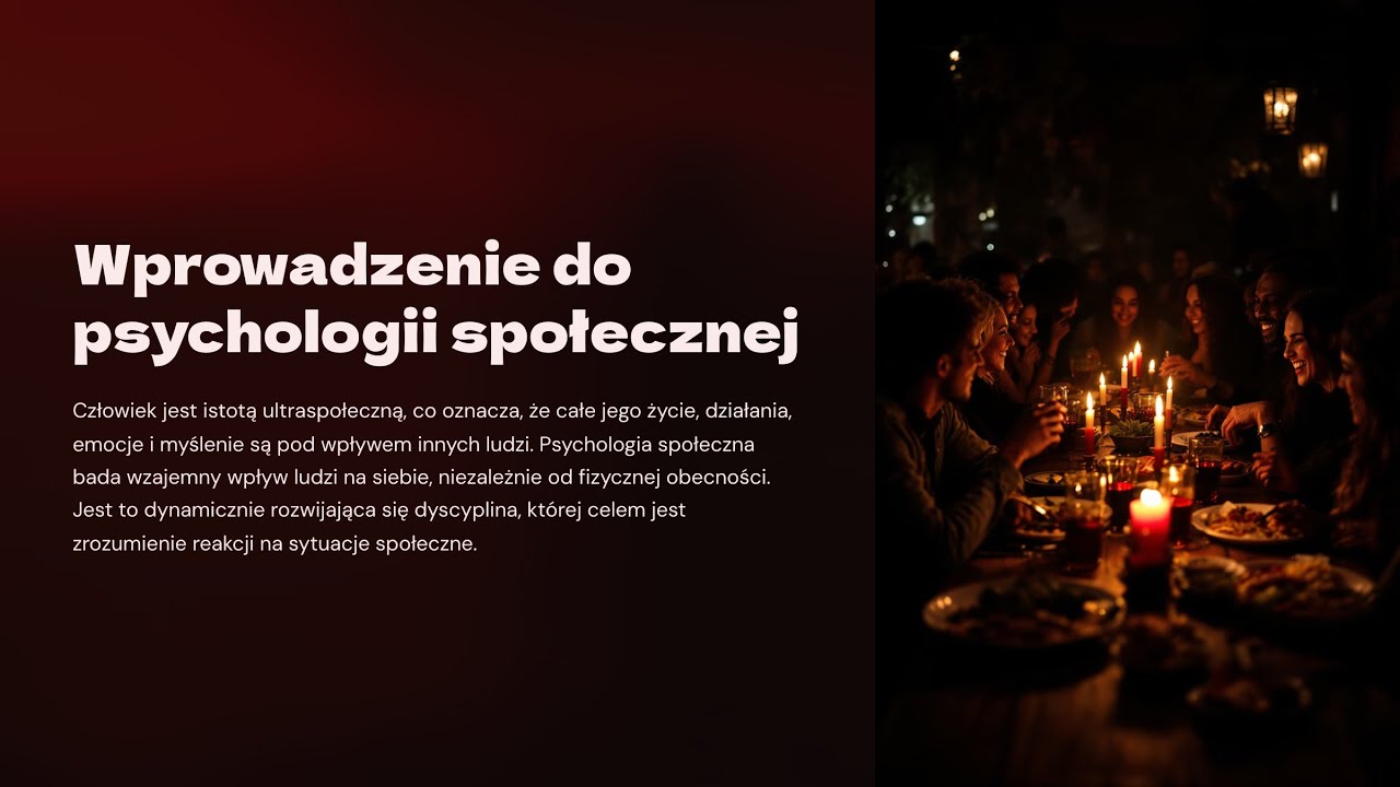 1. Wprowadzenie do psychologii społecznej - YouTube Wprowadzenie Do Psychologii Dla Ekonomistów Anna Sowińska