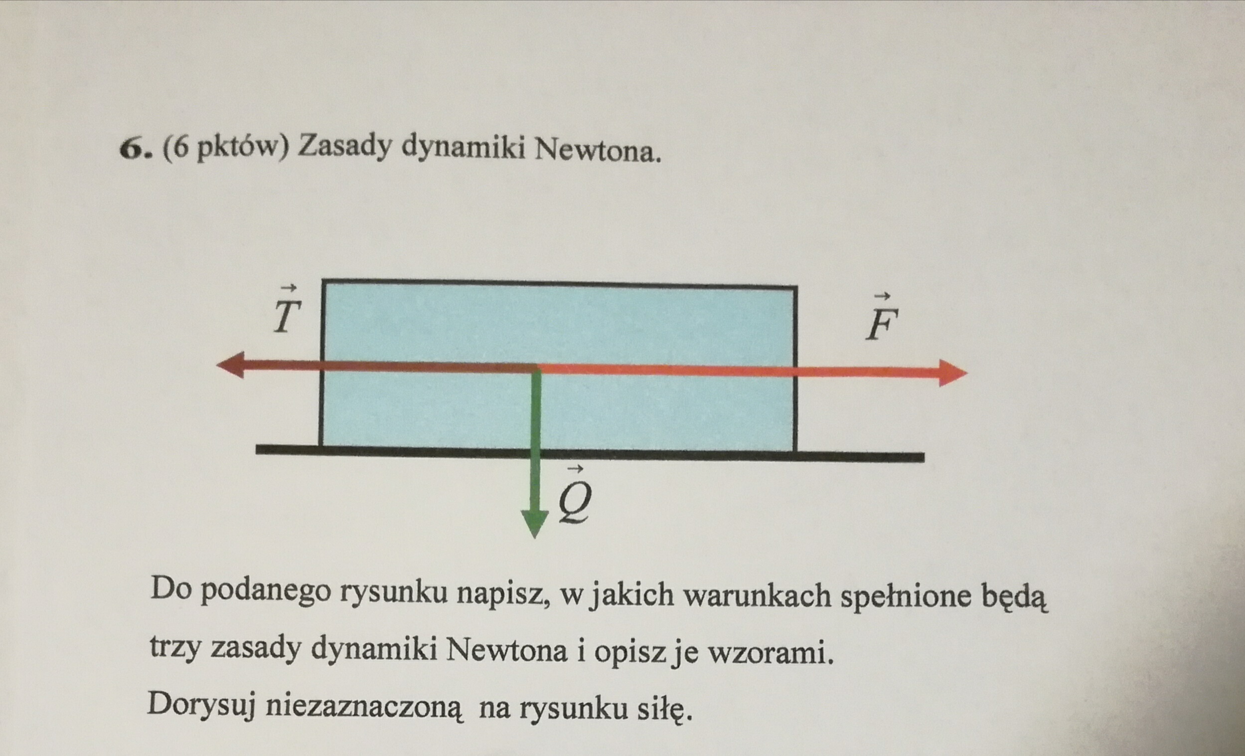 1 Zasada Dynamiki Newtona Zadania 1 I 3 Zasada Dynamiki Newtona