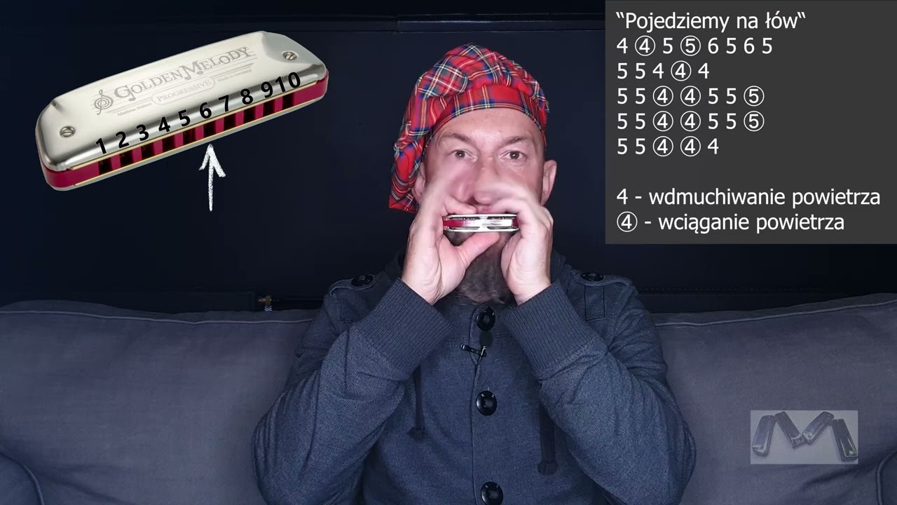 [#10] 10 prostych melodii na harmonijce ustnej - część 1 - YouTube Nauka Gry Na Harmonijce Poznań