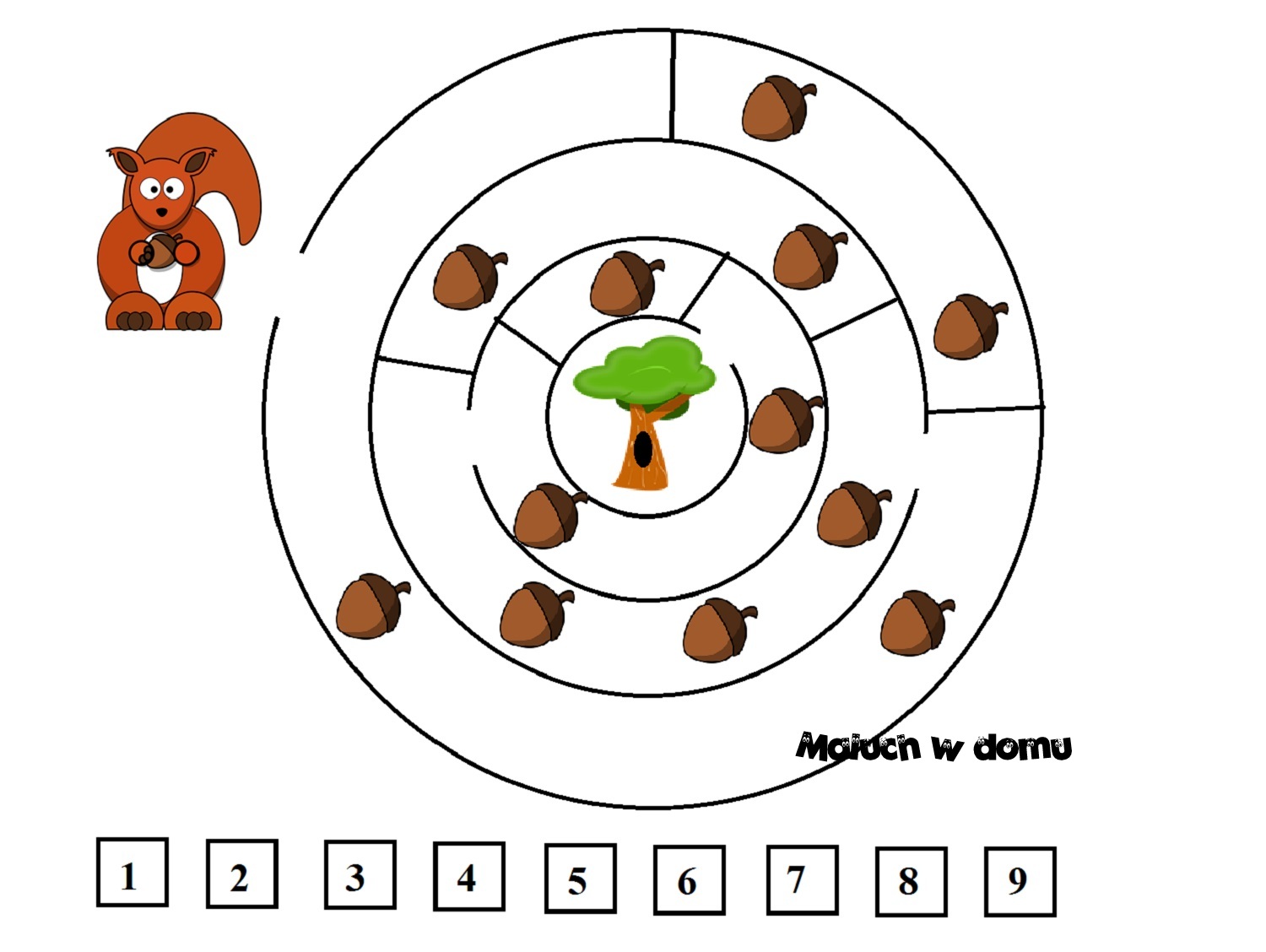 10 darmowych labiryntów dla dzieci do pobrania - Maluch w domu Zadania Dla 4 Latka Do Druku