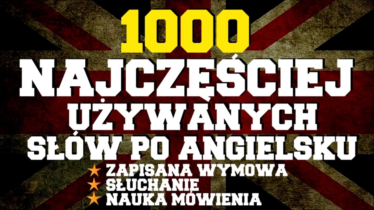 1000 Najczesciej Uzywanych Slow W Jezyku Angielskim Pdf