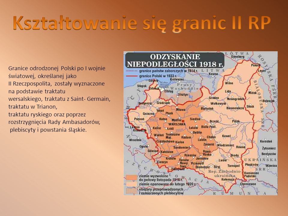 11 listopada 1918 roku Józef Piłsudzki powrócił z Magdeburga do Kształtowanie Się Granic Ii Rp