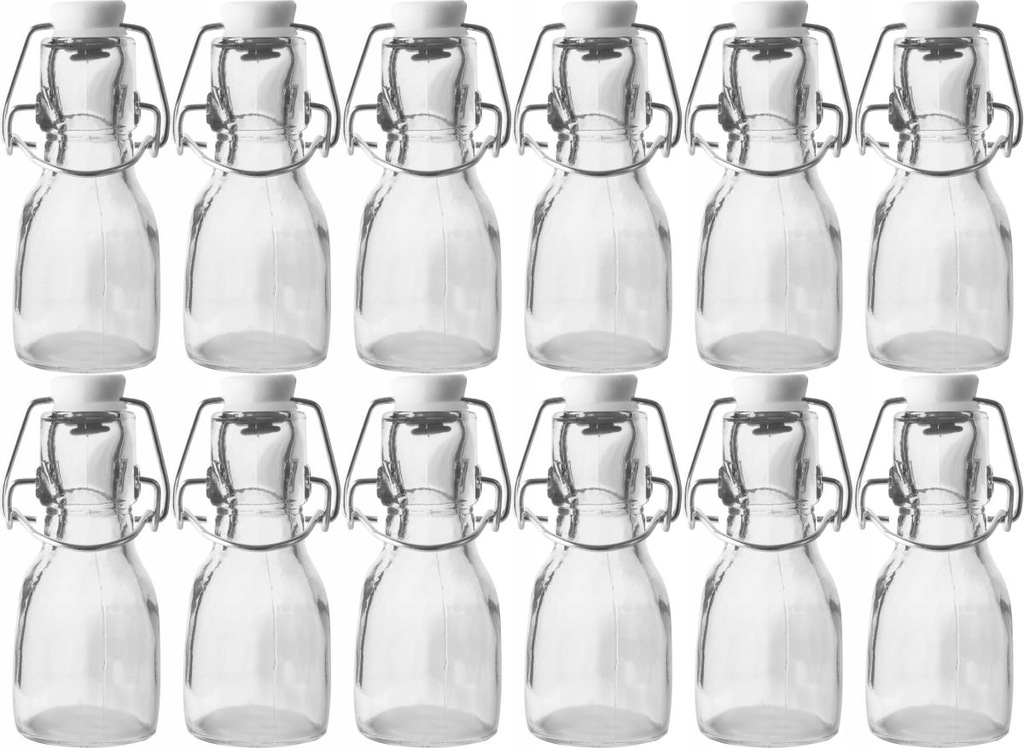 12x Butelka 70ml ozdobna z KAPSLEM do nalewek wina - 9861306958 Ozdobna Butelka Do Wina Krzyzwka