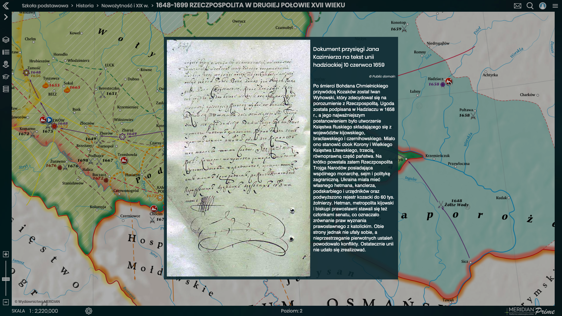 1648-1699 Rzeczpospolita w drugiej połowie XVII w Odpowiedz Z Kim Walczyła Rzeczpospolita W Każdej Z Podanych Bitew