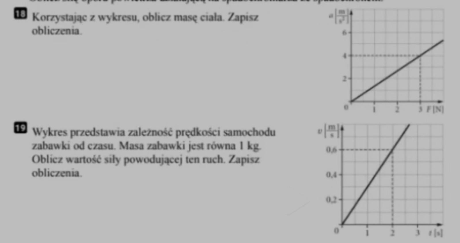 18 Korzystając z wykresu, oblicz masę ciała. Zapisz obliczenia. Pls naj Korzystając Z Wykresu Oblicz Masę Ciała Zapisz Obliczenia