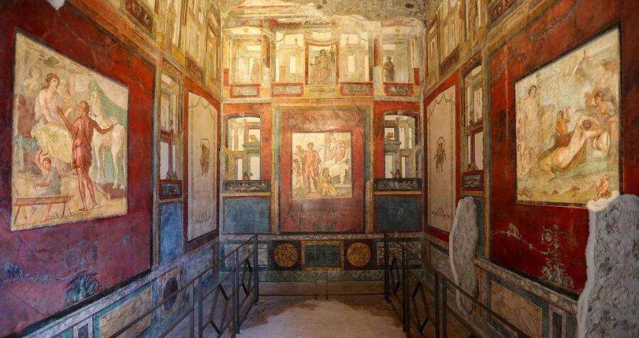 1,900-Year-Old Opulent 'House Of The Vettii' In Pompeii Restored House Of The Vettii Ap Art History