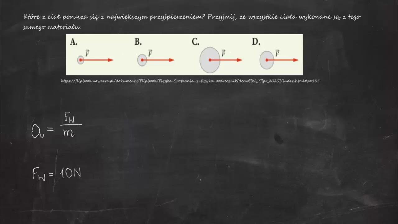 2. Które z ciał porusza się z największym przyśpieszeniem? Przyjmij, że Ktore Z Cial Porusza Sie Z Najwiekszym Przyspieszeniem