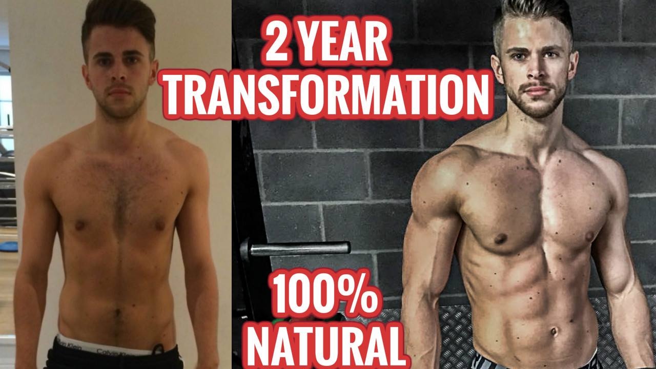 2 Year Natural Body Transformation | From Skinny to Muscular - YouTube 2 Years Natural Body Transformation