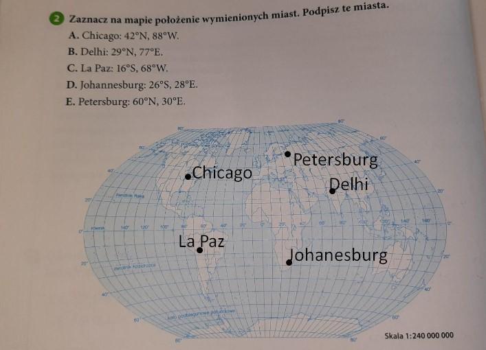 2 Zaznacz na mapie położenie wymienionych miast. Podpisz te miasta Zaznacz Na Mapie Położenie Wymienionych Miast Podpisz Te Miasta