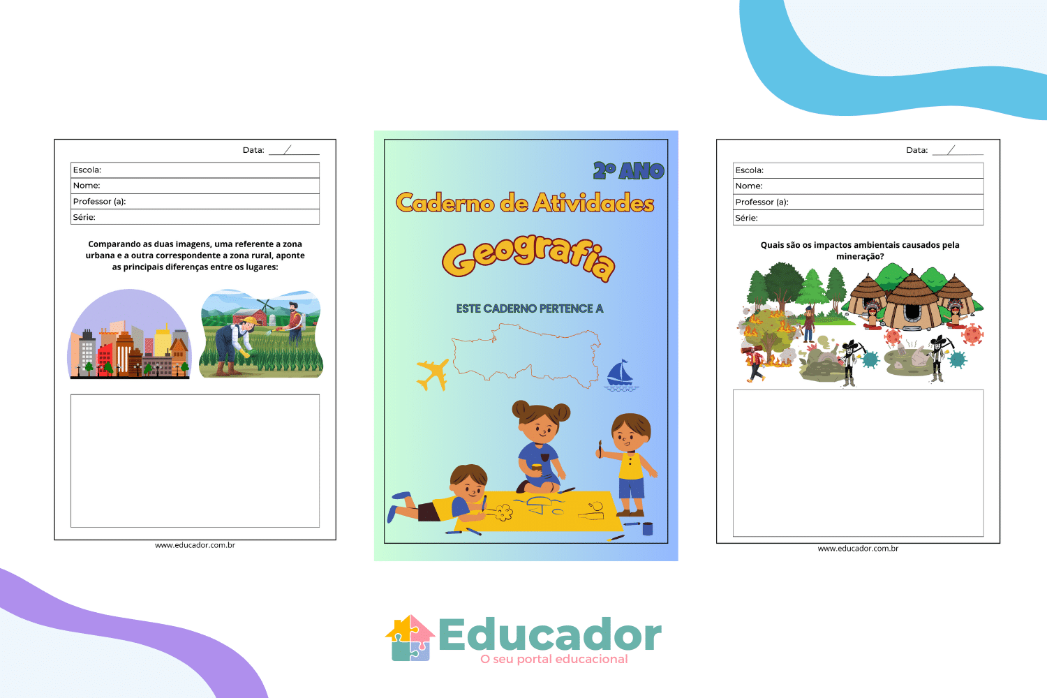 20 Atividades de Geografia para 2º ano fundamental - Educador Geograifia Klasa 2