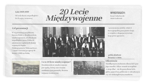 20 Lecie Miedzywojenne Sprawdzian Historia