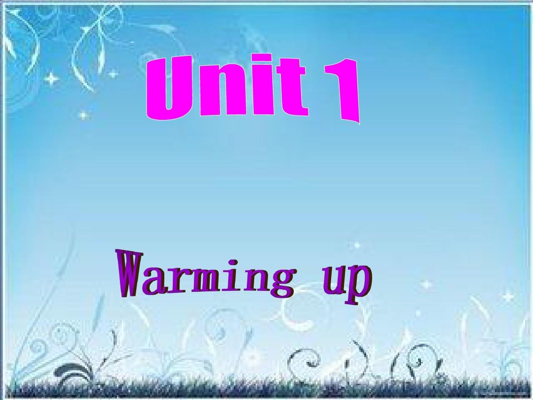 2015-2016学年高一英语课件:unit+1+Warming+up+and+pre-reading(人教版必修1)_word文档在线阅读与 Unit 1 Klasa 8