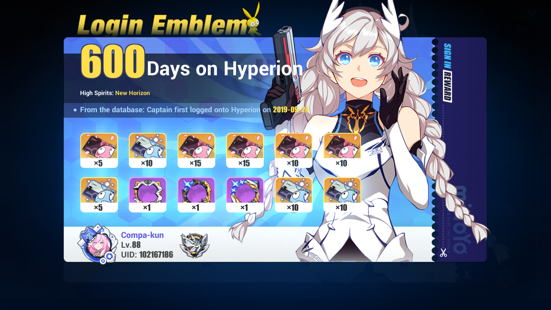 Honkai Impact 3rd Codes 2019