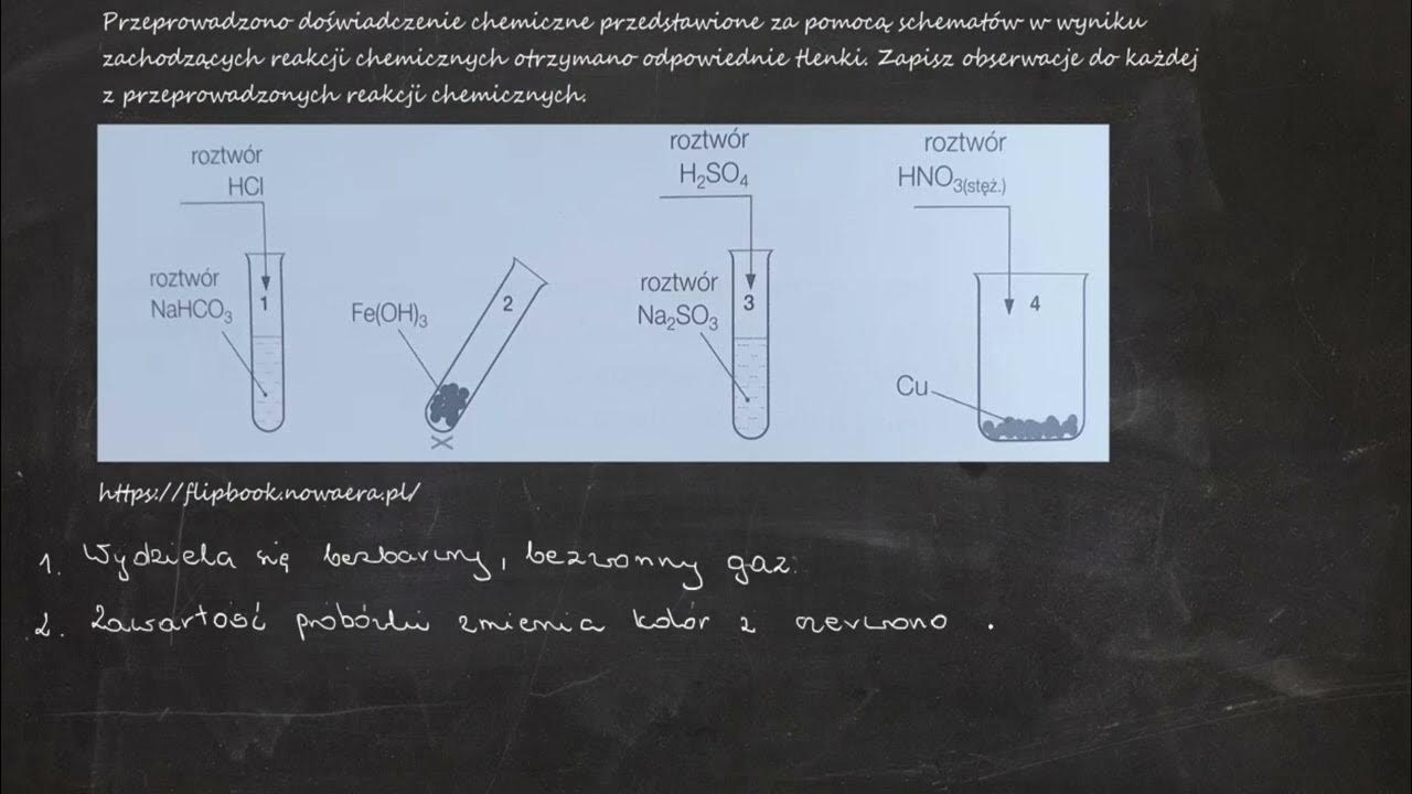 210. Przeprowadzono doświadczenie chemiczne przedstawione za pomocą Uzupełnij Opis Wiązania Chemicznego W Cząsteczce Chlorowodoru