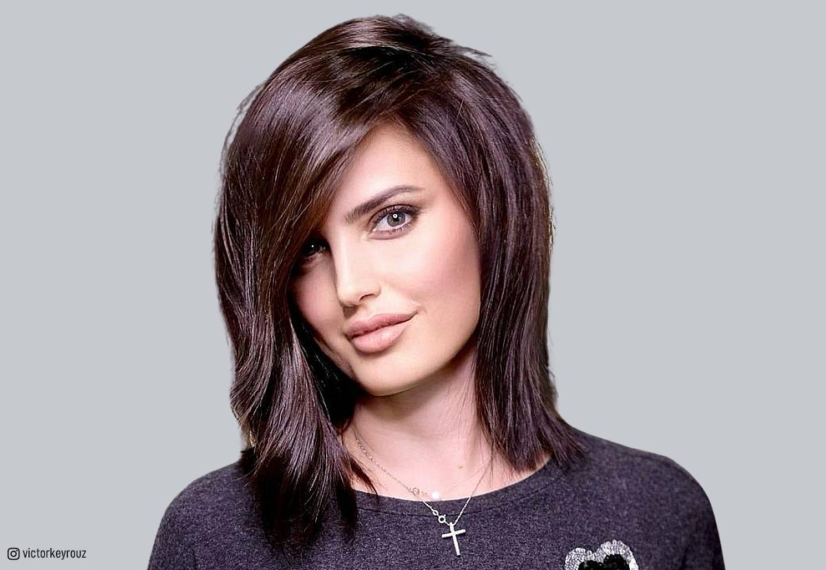 Medium Length Hairstyles With Bangs And Layers
