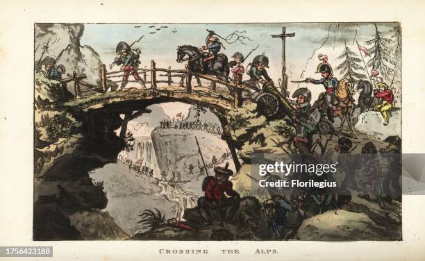 22 Napoleon At The Saint Bernard Pass Stock Photos, High-Res Pictures Napoleon Przekraczajacy Przelecz Swietego Bernarda W 1800 Roku