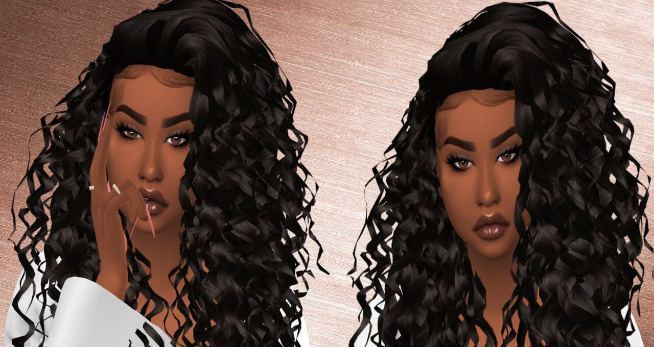Curly Hair Cc Sims 4