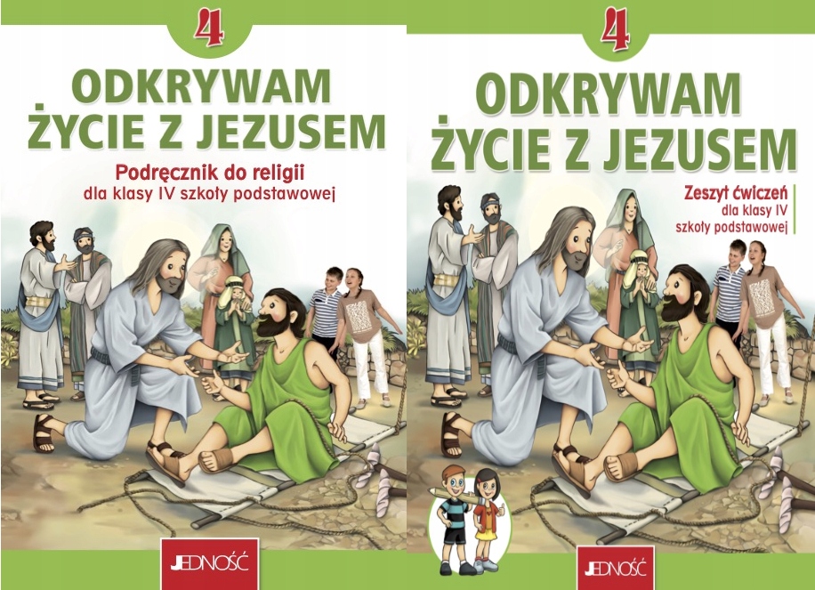 2w1 ODKRYWAM ŻYCIE Z JEZUSEM 4 RELIGIA PODR. + ĆW. (13983812527 Podręcznik Do Religii Klasa 8