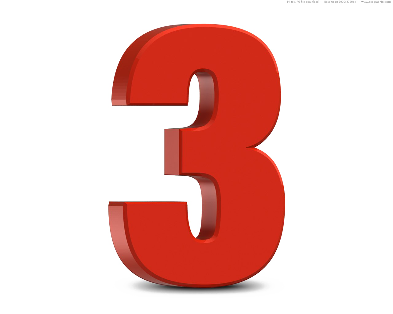 3 Number PNG Transparent Images | PNG All 3 Słowa Do Ojca Prowadzącego Wikipedia