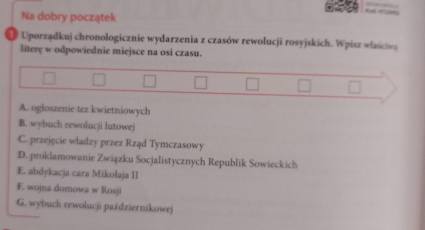 3 Rewolucje w Rosji Na dobry początek Uporządkuj chronologicznie Uporzadkuj Chronologicznie Wydarzenia Z Czasow Rewolucji Rosyjskich