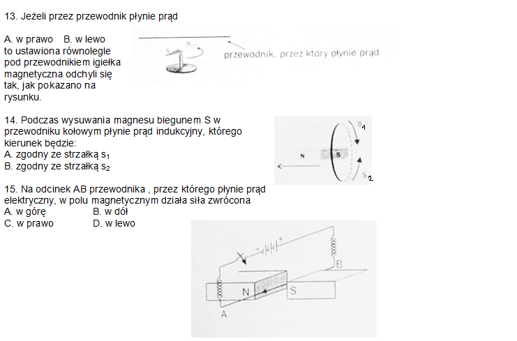3 zadania z zjawisk magnetycznych - Brainly.pl Swiat Fizyki 3 O Zjawiskach Magnetycznych Sprawdzian Pdf Odpowiedzi