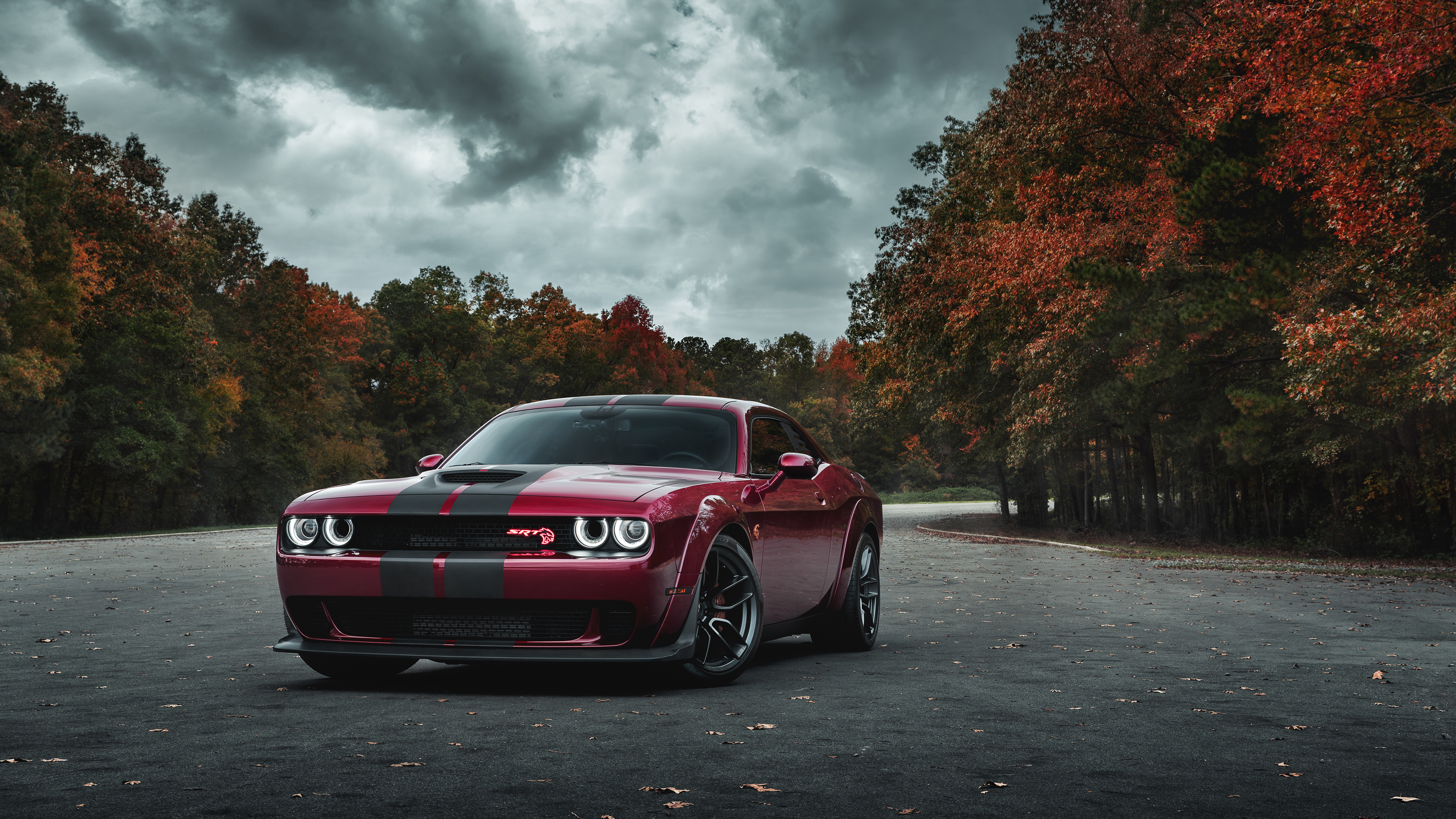 3840x2160 Dodge Challenger SRT Hellcat Widebody Front Look 4k 4K ,HD 4k Dodge Challenger Srt Wallpaper 4k