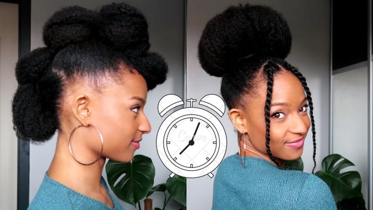 4 coiffures cheveux crépus en 5 minutes! à essayer dès MAINTENANT Coiffure Pour Les Cheveux Naturels
