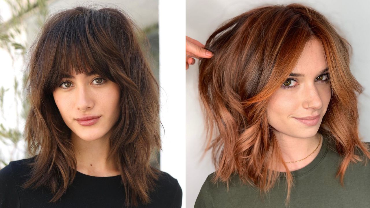 40 Universal Shoulder Length Hair with Bangs Ideas for 2025 Medium Length Hairstyles With Bangs And Layers