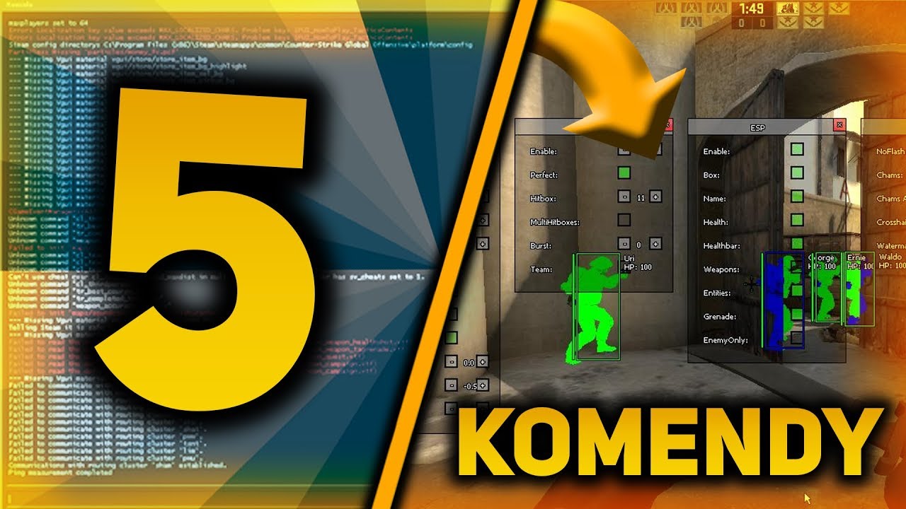 5 KOMEND NA LEGALNE CHEATY DO CS:GO - YouTube Komendy Na Cheaty Do Cs Go
