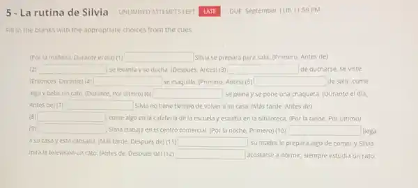La Rutina De Silvia Leccion 7