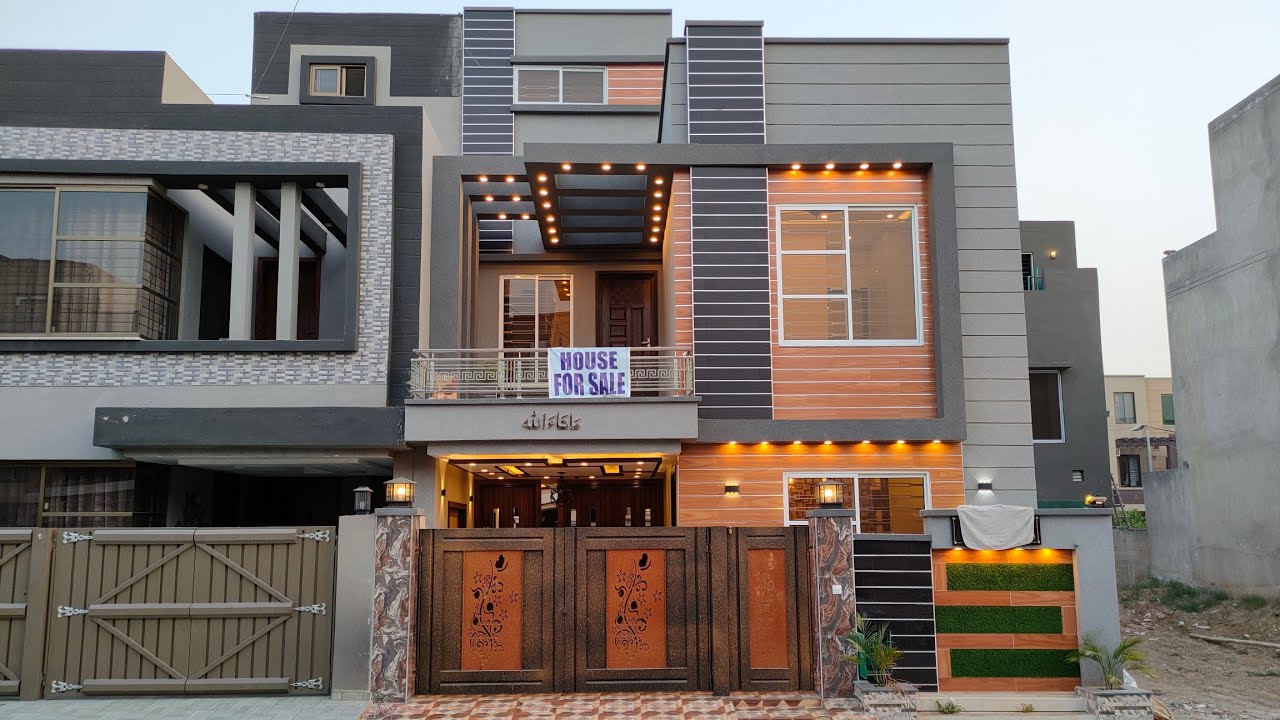 5 Marla House Front Elevation In Bahria Town