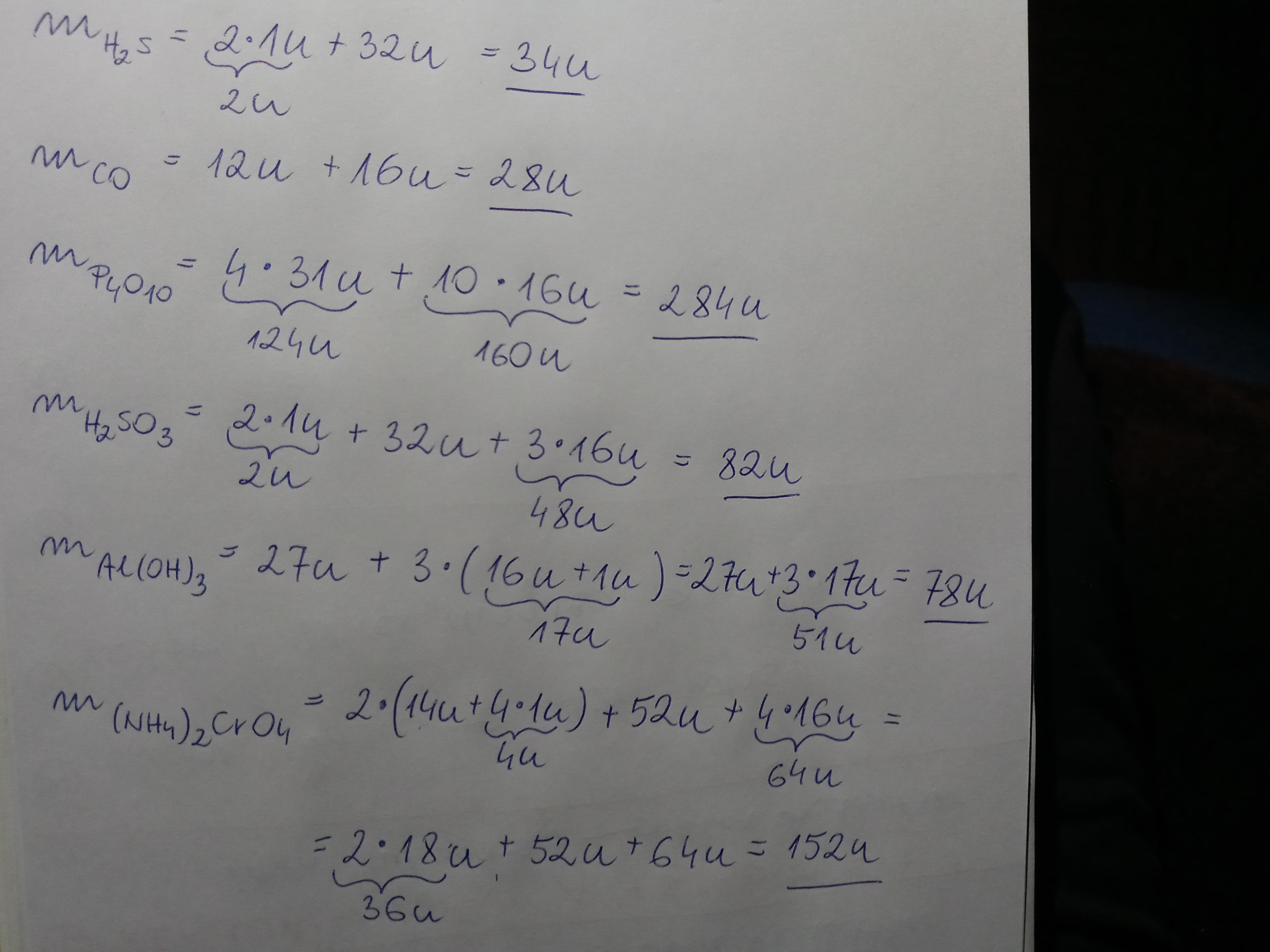 5 Oblicz masy cząsteczkowe związków chemicznych o podanych wzorach.A Oblicz Masy Cząsteczkowe Związków Chemicznych O Podanych Wzorach