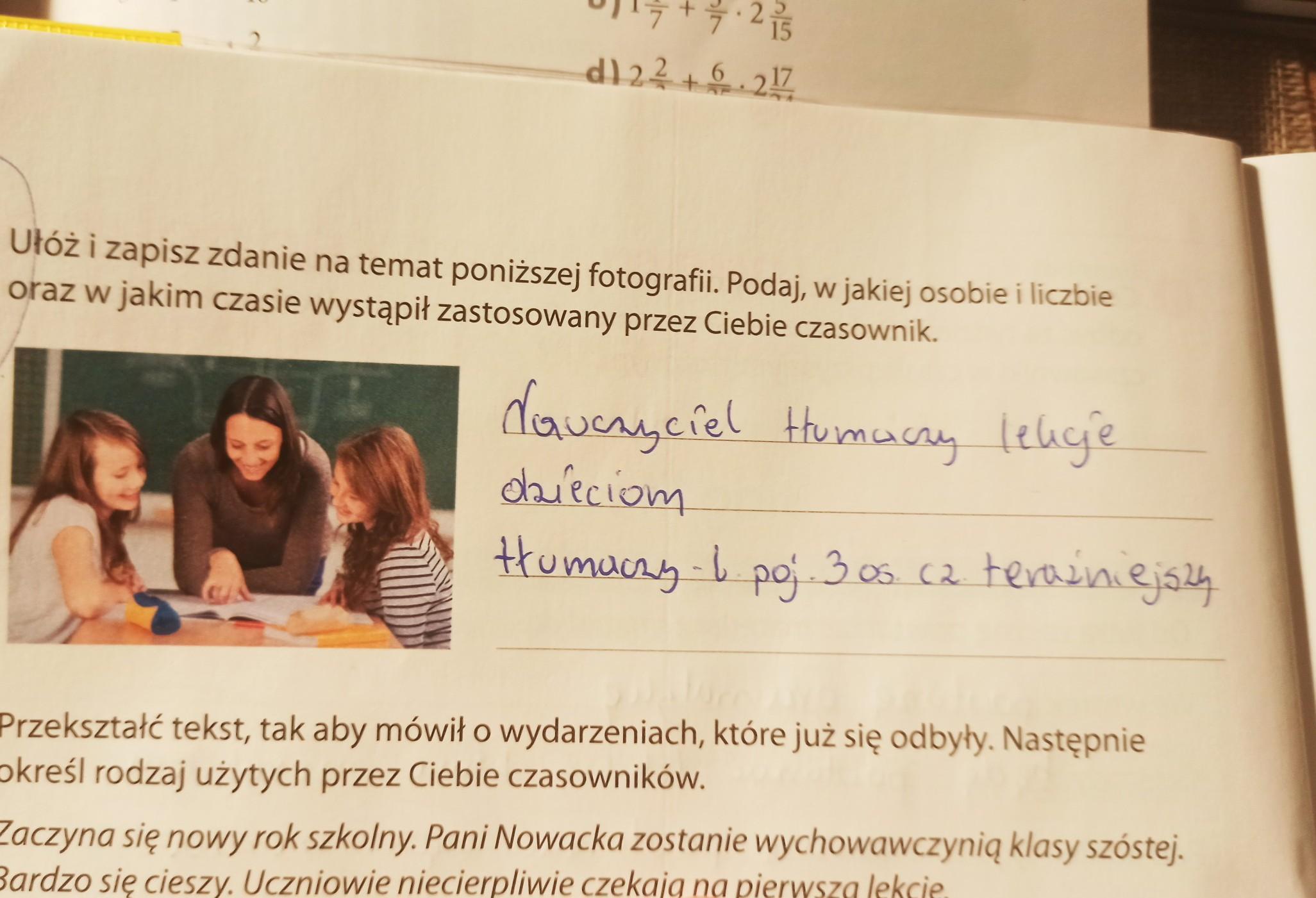 5 Ułóż i zapisz zdanie na temat poniższej fotografii. Podaj, w jakiej Po Jakim Czasie Dziecko Wydali Połknięty Przedmiot