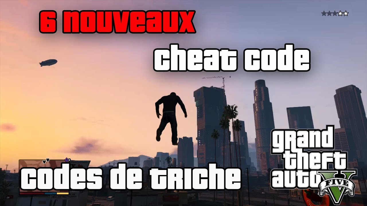 6 "Nouveaux" Cheat Codes / Codes de Triche sur GTA V ! - YouTube Code De Triche Gta