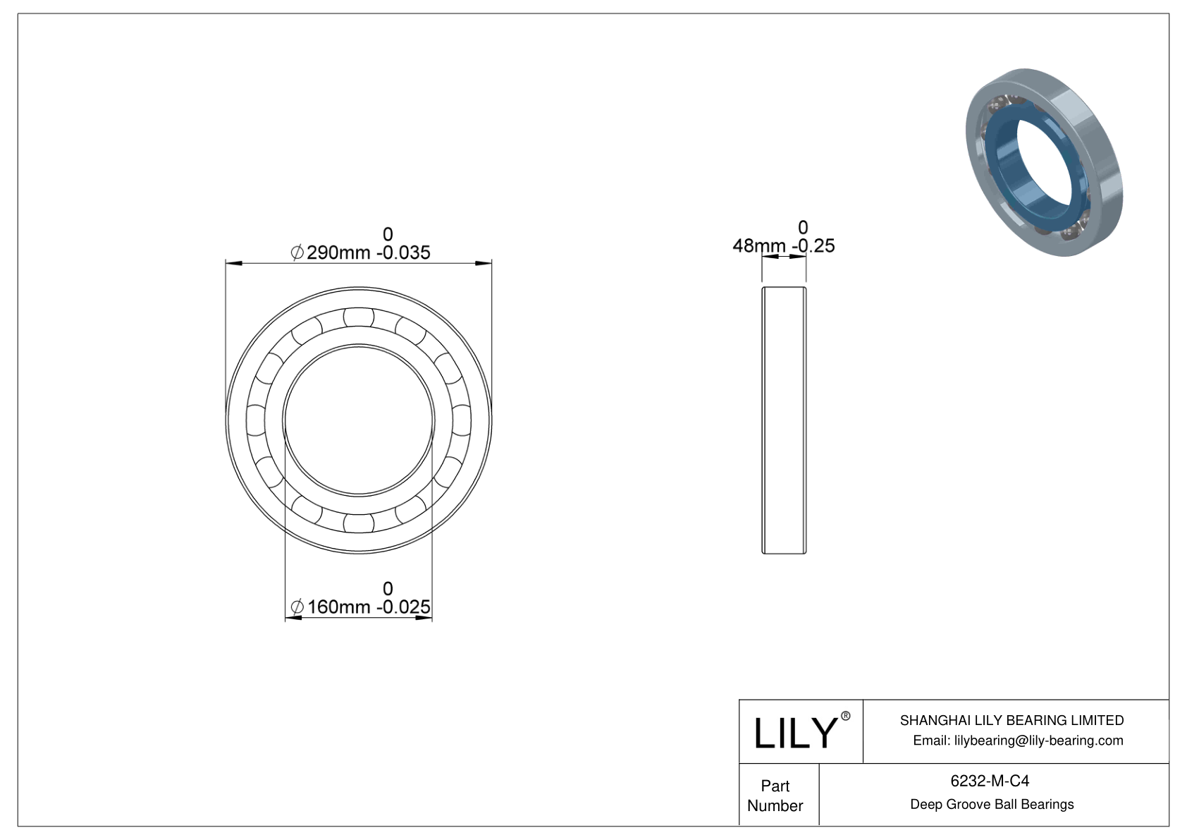 6232-M-C4 | High-Temperature Bearing - FAG | Lily Bearing Poszerzenie Komór Bocznych Mózgu U Dorosłych