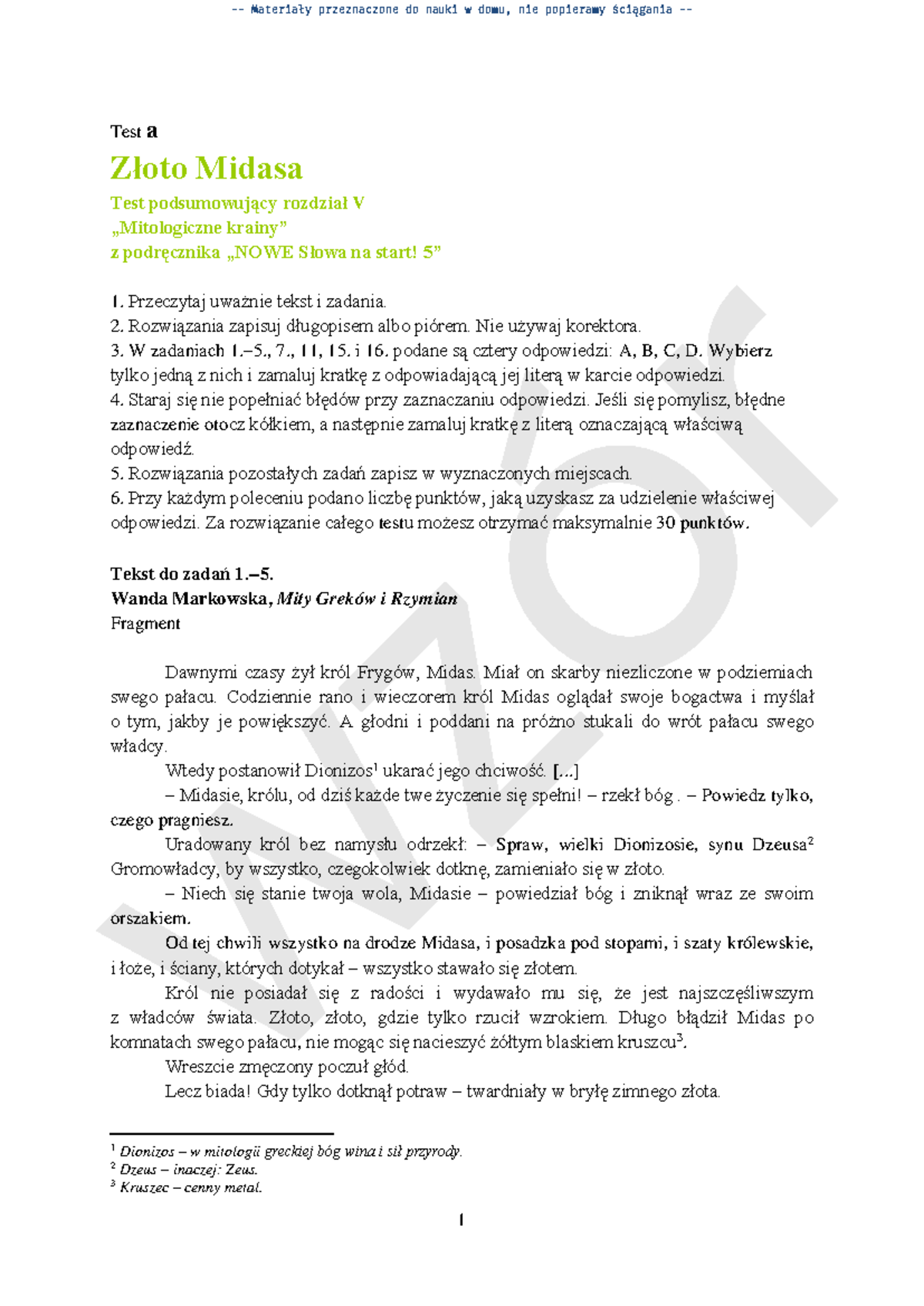 676425466 Nowe Słowa Na Start Klasa 5 Dział 5 Sprawdzian - Test a Złoto Działania Na Ułamkach Zwykłych Klasa 5 Przykłady