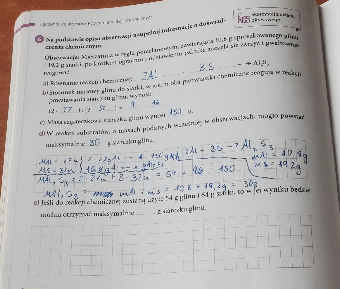 7 Klasa cwiczenia chemia str 80 zd. 6pomoc pls szybko potrzebuje e Cwiczenia Do Chemii Klasa 7