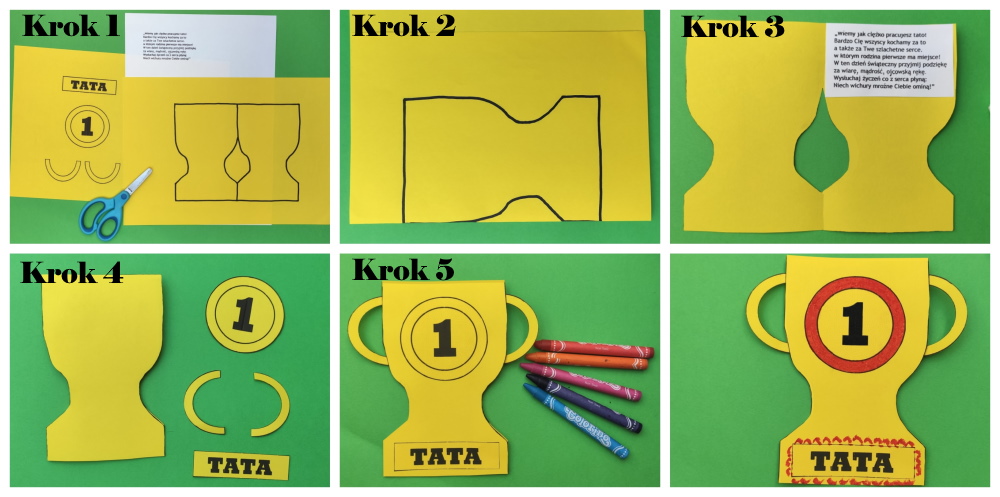 7 pomysłów na prezent diy na Dzień Taty + szablon Praca Plastyczna Na Dzień Taty