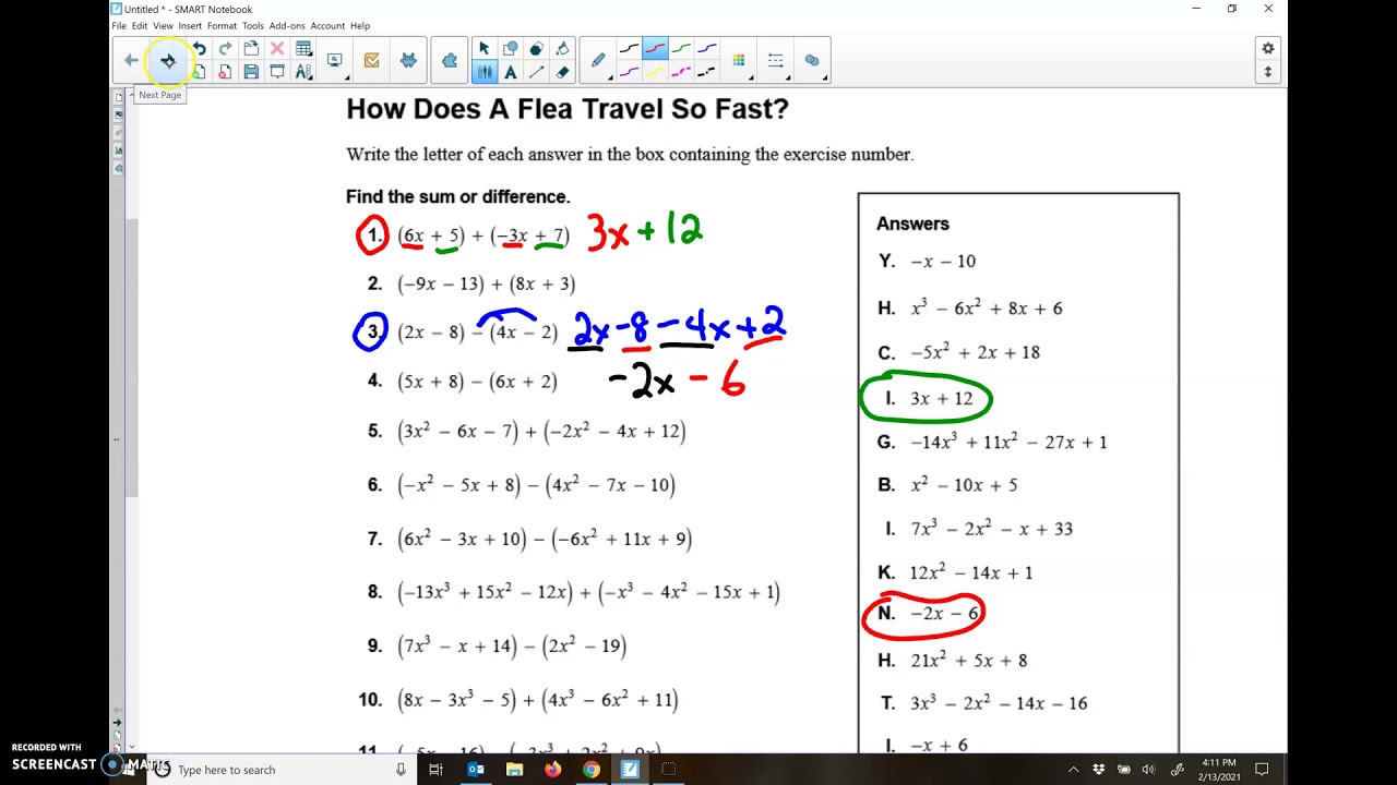 7.1 Puzzle Time - YouTube 5 1 Puzzle Time Answers Key Algebra 1