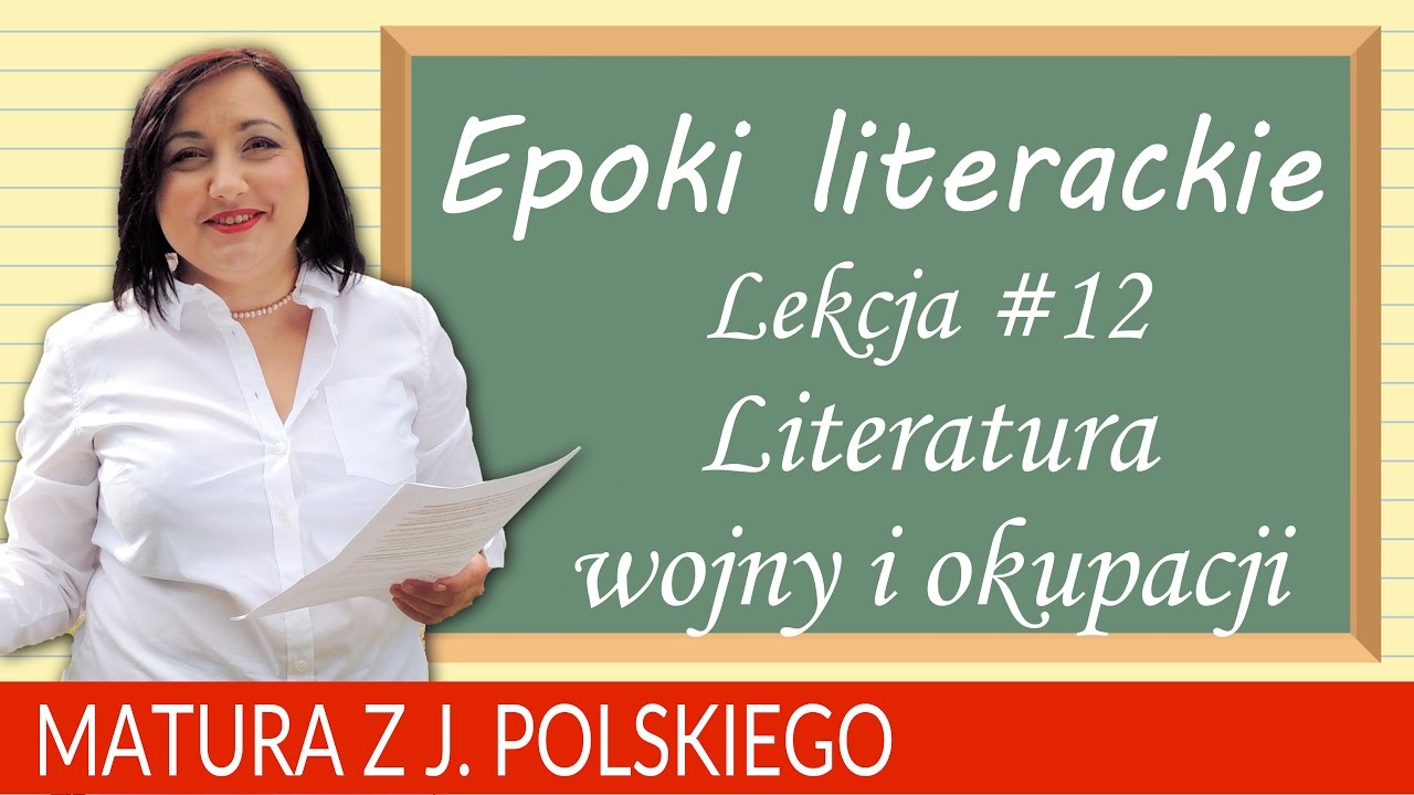 73. Matura z polskiego: literatura wojny i okupacji - YouTube Literatura I Kultura średniowiecza Sprawdzian Wiadomości