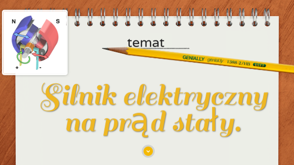 [8] fizyka Silnik elektryczny na prąd stały Test Fizyka Klasa 8 Prad Elektryczny