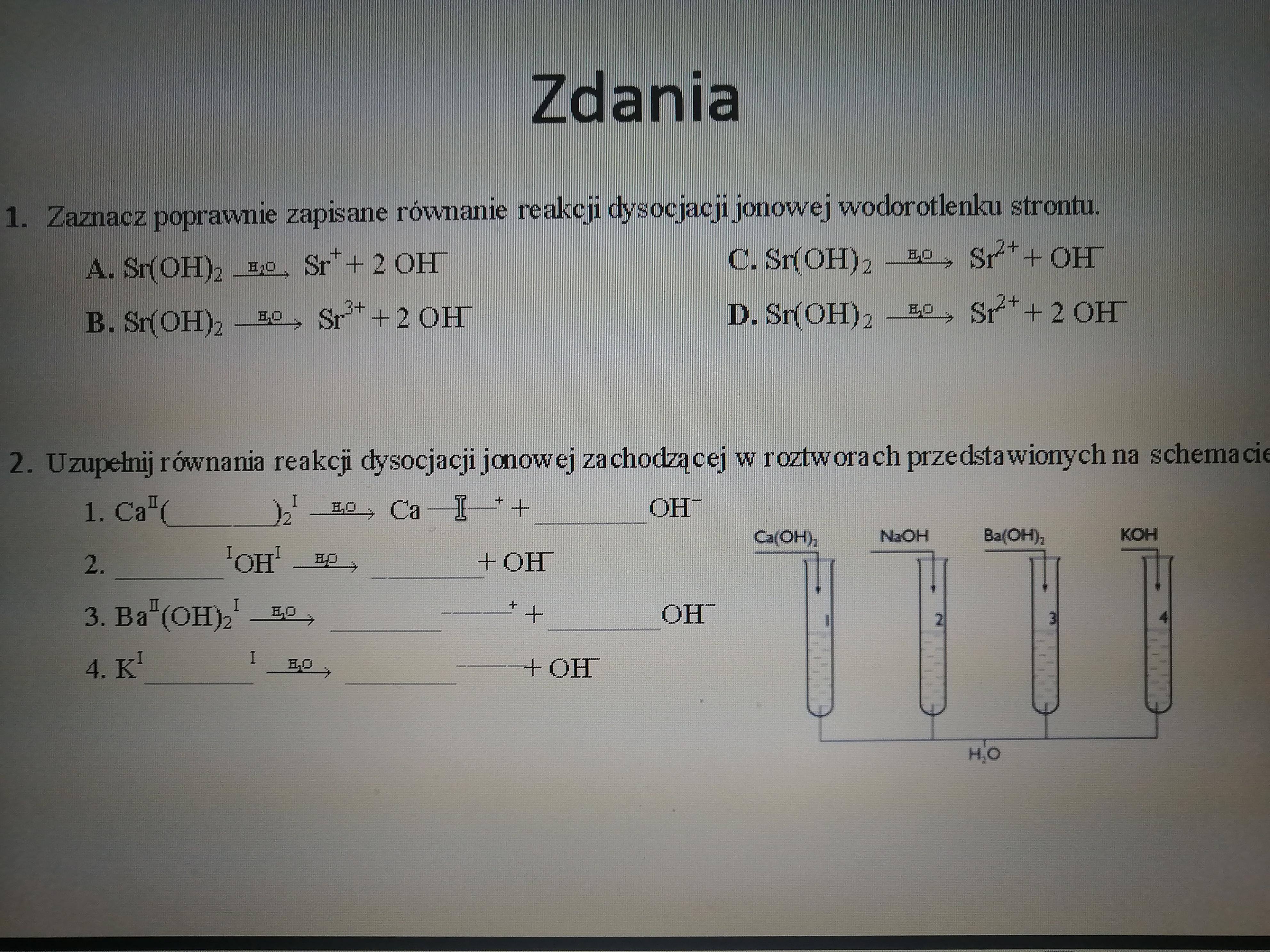 Zaznacz Poprawnie Zapisane Równanie Reakcji Spalania Całkowitego Butanu