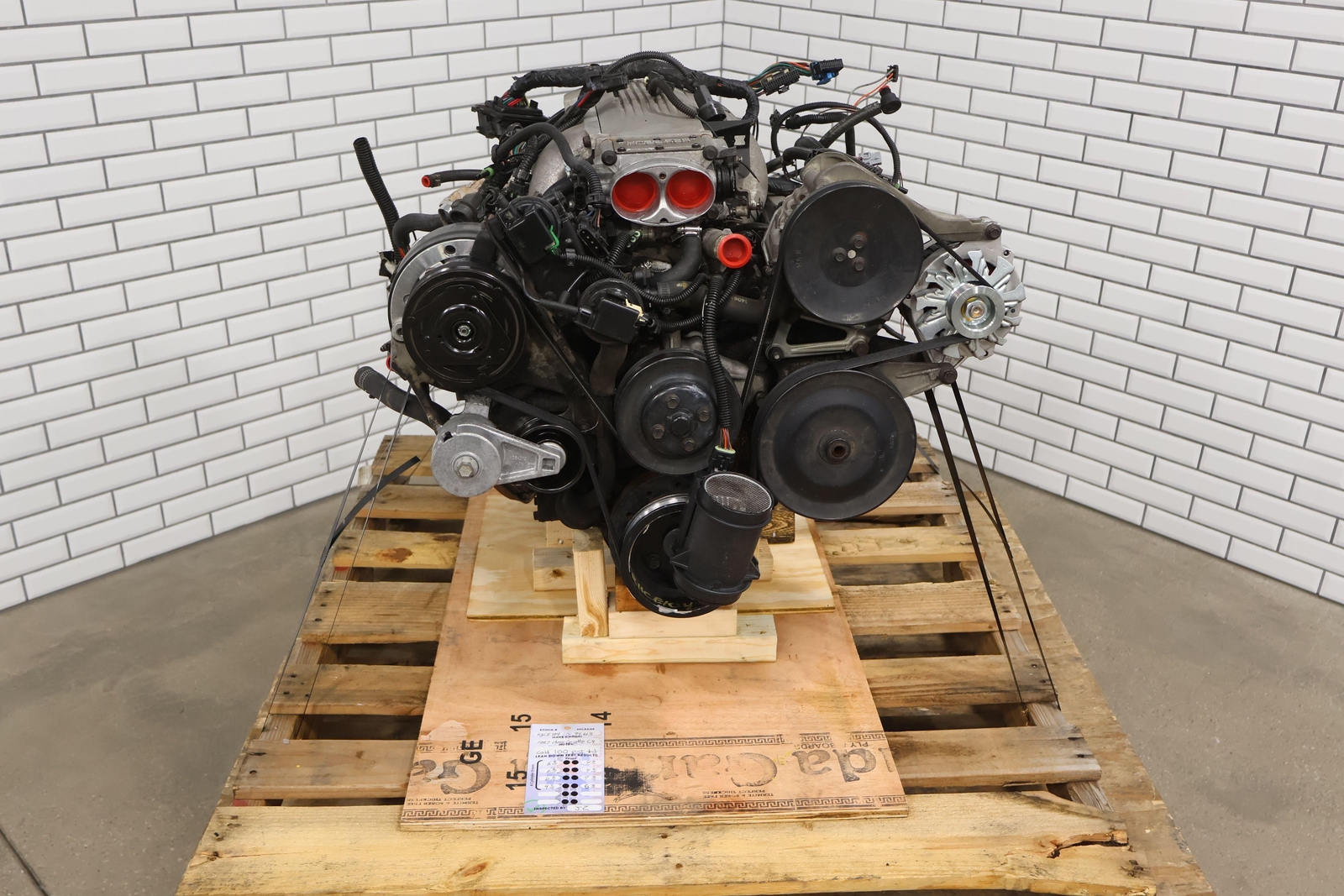 86-91 Chevy C4 Corvette 5.7L V8 L98 Engine W/ Accessories (Video Tested Interpretacja Wiersza Piękność I Wdzięk