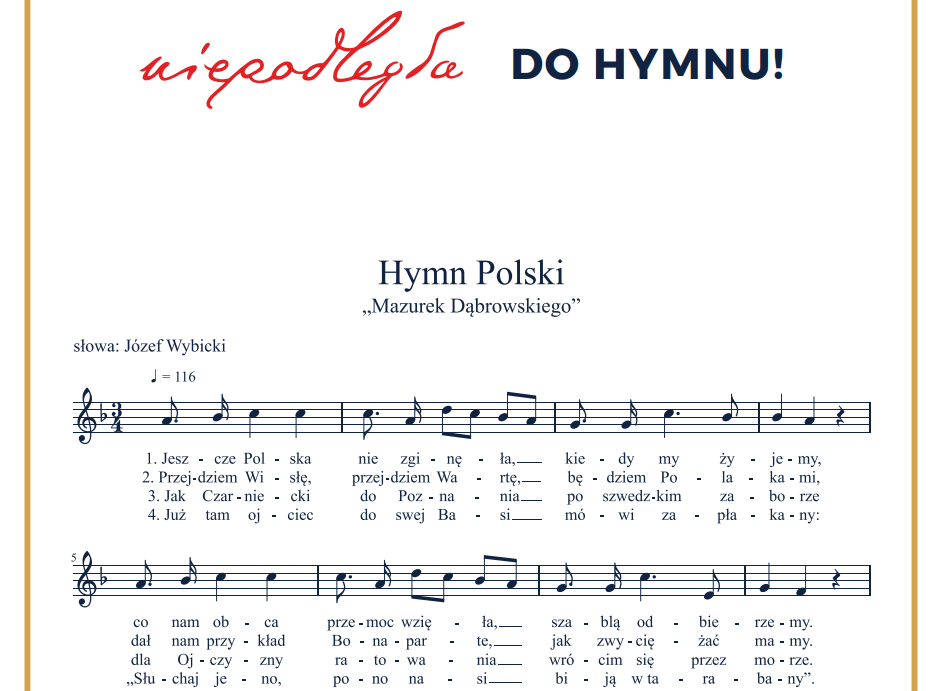 Ile Ma Zwrotek Mazurek Dąbrowskiego