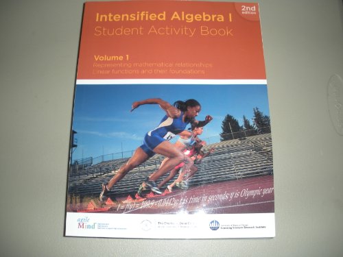 9780615498737 - Intensified Algebra I Student Activity Book Volume 1 Intensified Algebra 1 Student Activity Book Volume 1 Answer Key