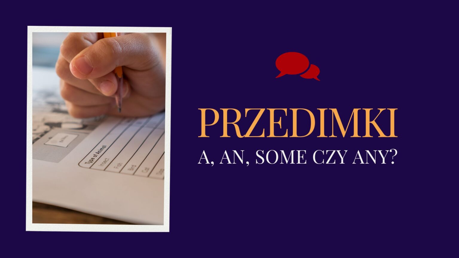 Wstaw A Lub An Przed Rzeczownikami Angielski